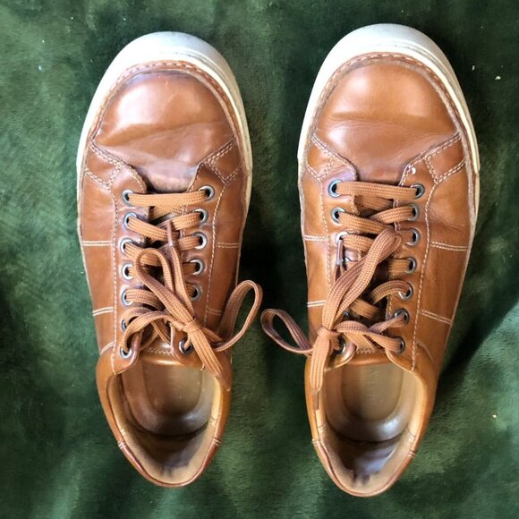 Allen Edmonds Men's Porter City Derby Lace-up Sneaker Size 8D Brown Leather - Picture 14 of 15